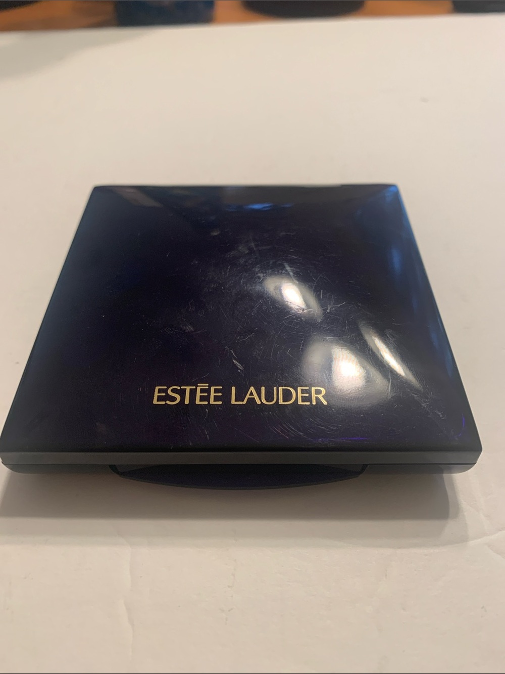Estée Lauder All Over Face Powder & Lip Color Gold Compact 0.17 oz